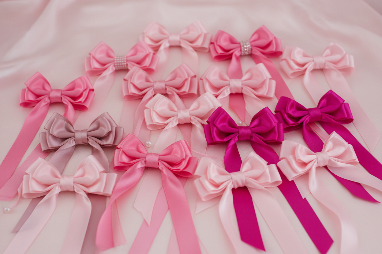 Pink bows